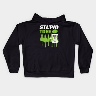 Stupid Tree Disc Golf Kids Hoodie